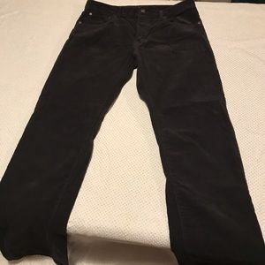 Gap Black corduroy jeans